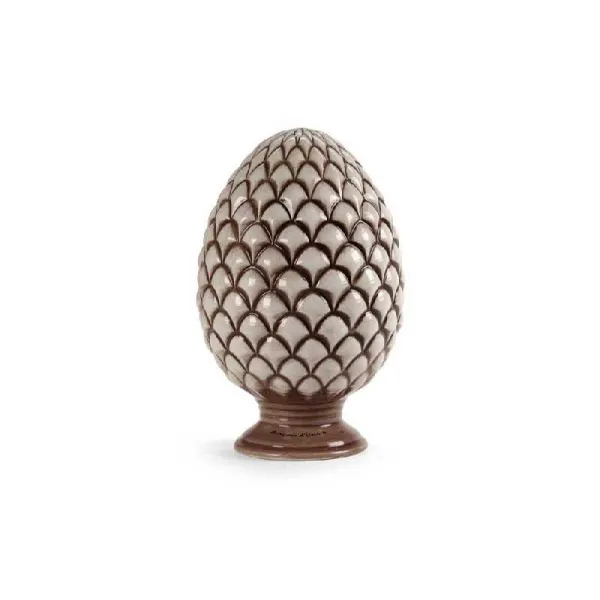 Gicos Pigna In Ceramica Anticata 17x17x26h Cm