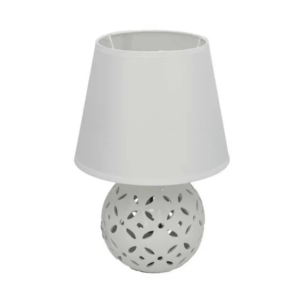 Lampada In Ceramica 29h Cm Colore Bianco