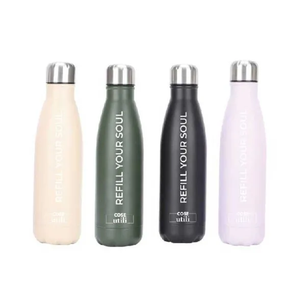 Cosentino Boraccia Termica Refill Your Soul In Acciaio Inox 1 Lt