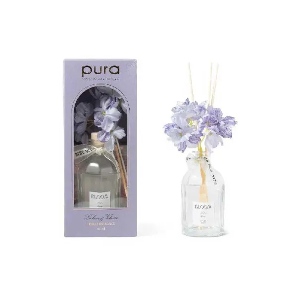 Mercury Diffusore 120 Ml Con Fiori Viola Lichenevetiver