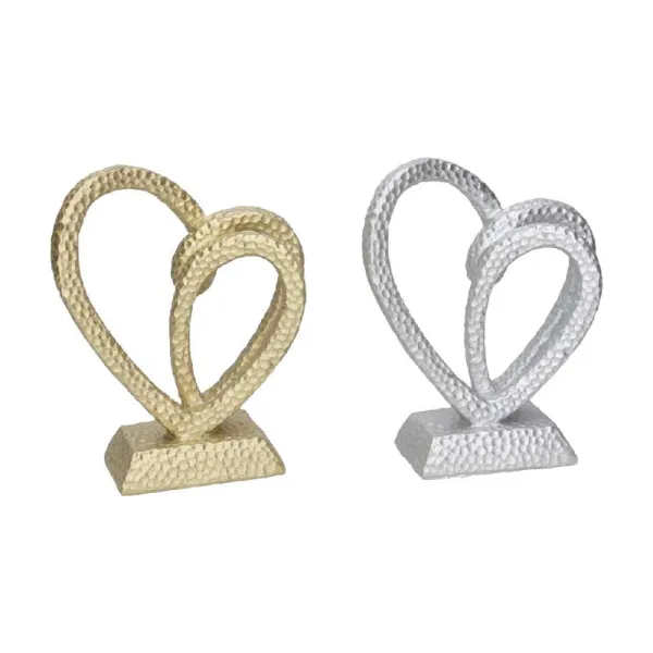 Gerimport Cuore Su Base In Resina 17x8x20h Cm