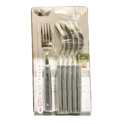 Letizia 6 Forchette Blumenthal Colore Grigio