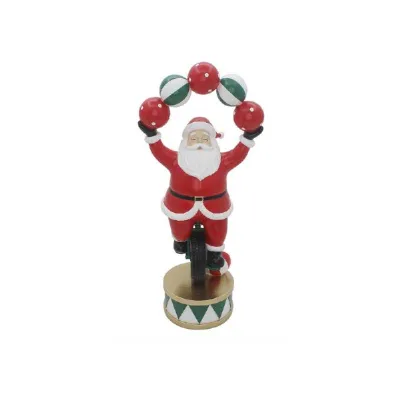 FGF Babbo Natale Giocoliere 16x36 Cm