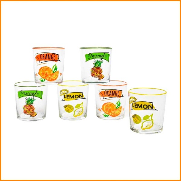 6PZ BICCHIERE JUICE 300CC