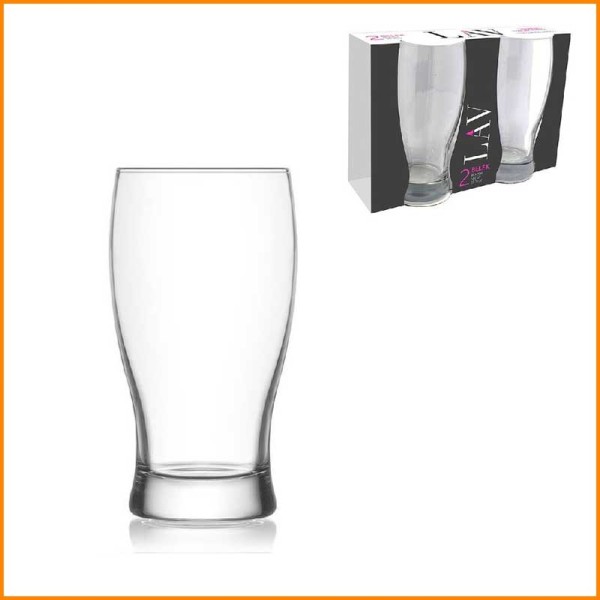 SET 2 BICCHIERI BIRRA BELEK 580CC