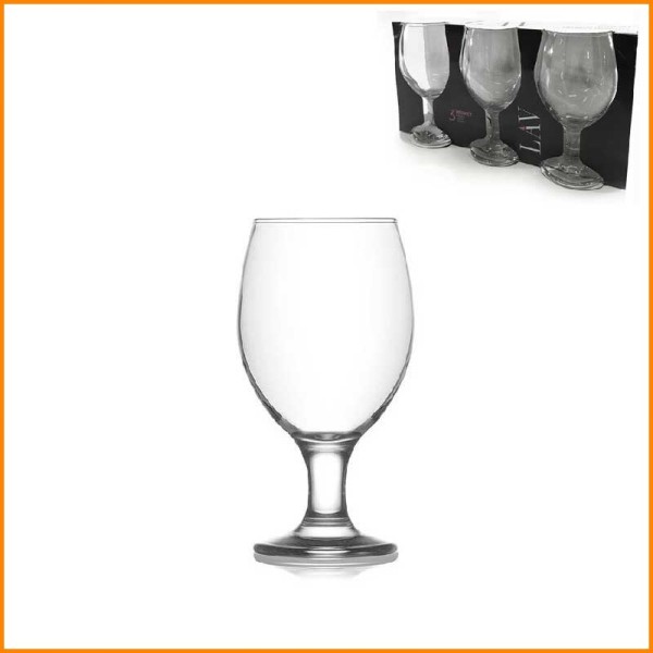 SET 3 BICCHIERI BIRRA MISKET 400CC