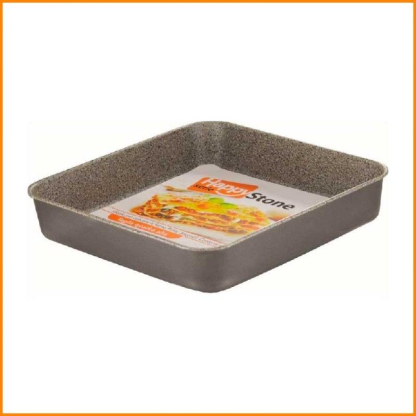 TEGLIA HAPPY STONE QUADRA ALTA 35X35X6H CM