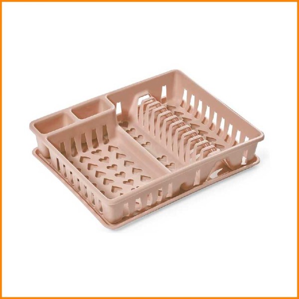SCOLAPIATTI PLASTICA ROSA PASTELLO 48X37 CM