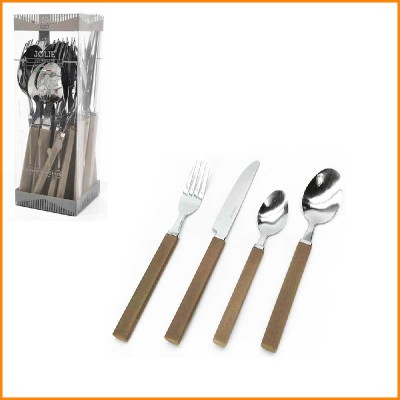 SET 24PZ  POSATE JOLIE TORTORA