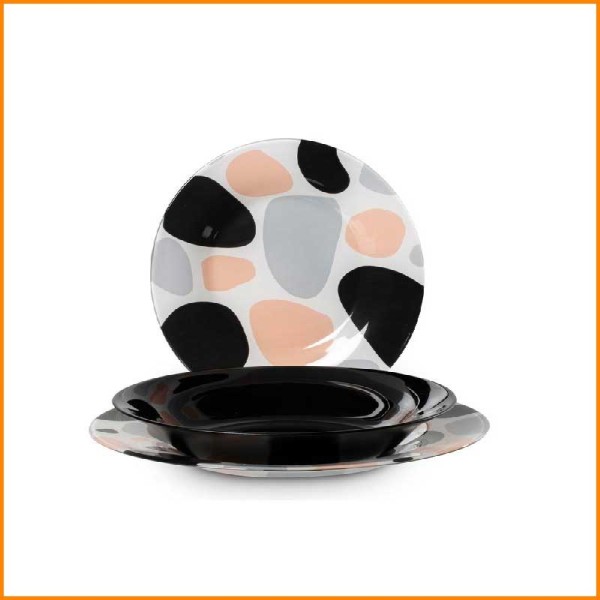 SET 18PZ PIATTO PEBBLE
