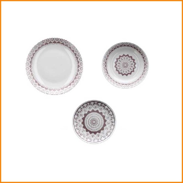 SET 18PZ PIATTO MANDALA