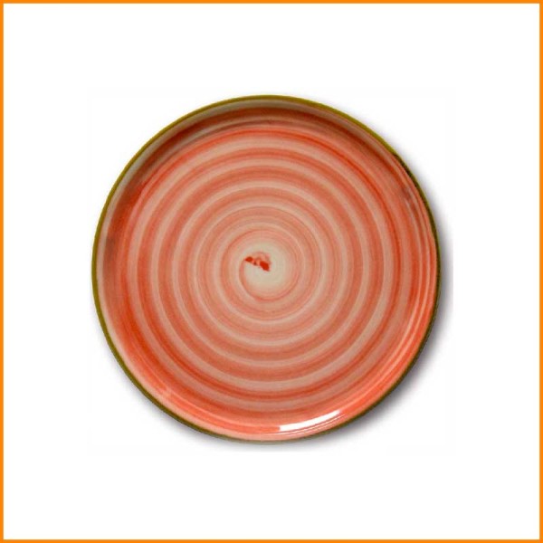 PIATTO PIZZA RED E WHITE D.33 CM