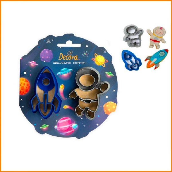 SET 2 TAGLIAPASTA IN PLASTICA FORMA SPAZIO