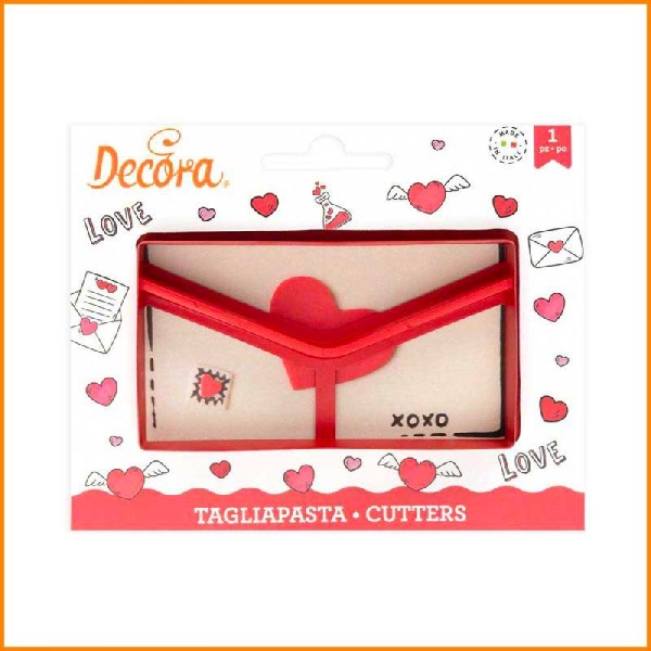 TAGLIAPASTA FORMA LETTERA D'AMORE