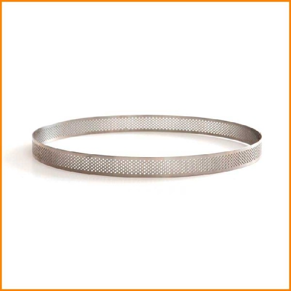 ANELLO MICROFORATO IN INOX D.20X3,5H CM
