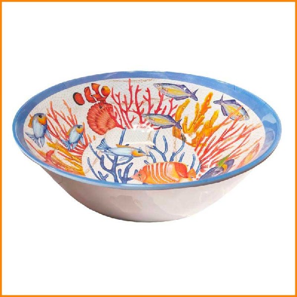 INSALATIERA IL MARE IN MELAMINA D.36X12H CM