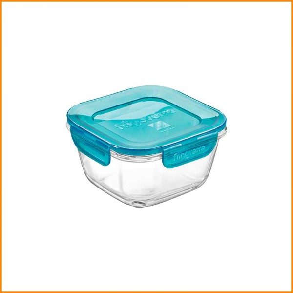 CONTENITORE FRIGOVERRE EVOLUTION QUADRATO CON COPERCHIO 12X12 CM