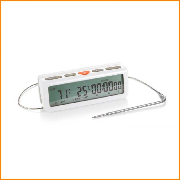 TERMOMETRO DIGITALE DA FORNO CON TIMER