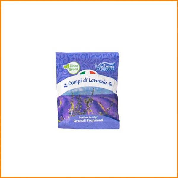 BUSTINA DI CRISTALLI PROFUMATI CAMPI DI LAVANDA 35GR