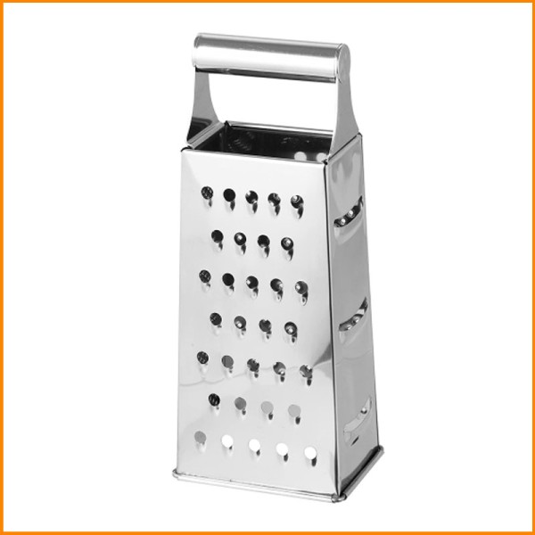 GRATTUGIA 4 LATI ACCIAIO CM.10,6X8,1X24