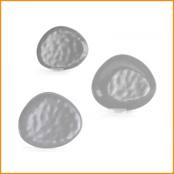 SET 18PZ PIATTI TRIOR GRIGIO (6XPIANO,6XFONDO,6XDESSERT) D.30/23/23 CM