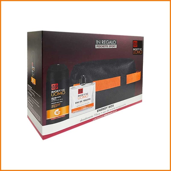 ENERGY BOX DEODORANTE + EAU DE TOILETTE ENERGIZZANTE CON POCHETTE