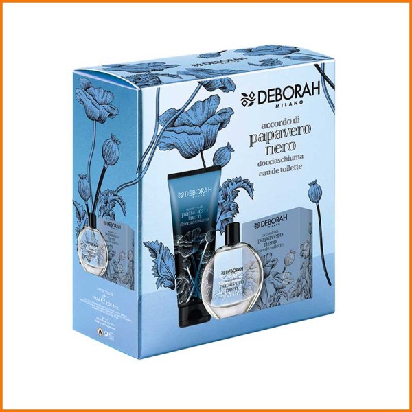 COFFRET ACCORDO DI PAPAVERO NERO DOCCIASCHIUMA + EAU DE TOILETTE