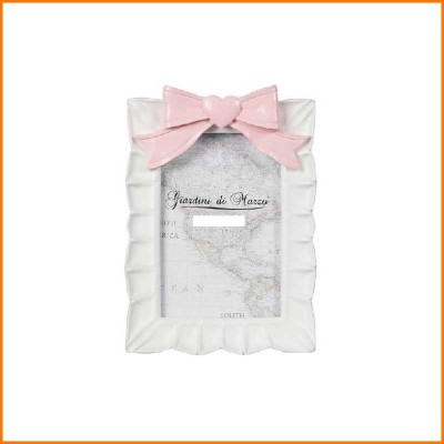 PORTAFOTO LINEA FIOCCO ROSA...