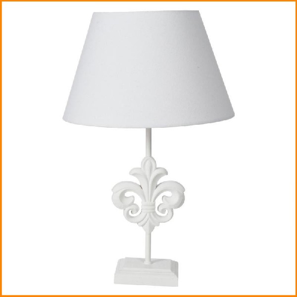LAMPADA LILY C/CAPPA BIANCA H50