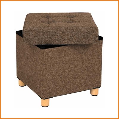 POUF NOCCIOLA CON PIEDI IN...