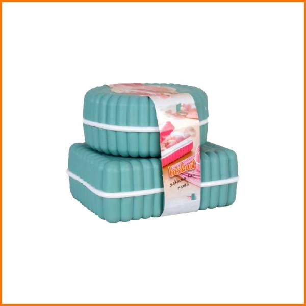 CONTENITORE MULTIUSO COOKIES D.13X5,5H / 15X11X5,5H CM