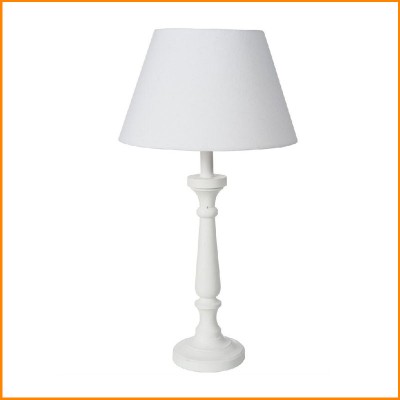 LAMPADA NOA C/CAPPA BIANCA H60