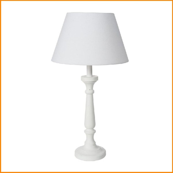 LAMPADA NOA C/CAPPA BIANCA H60