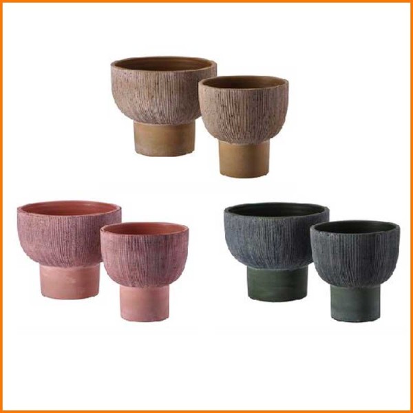 SET 2PZ VASI AMPY D.20/25 CM