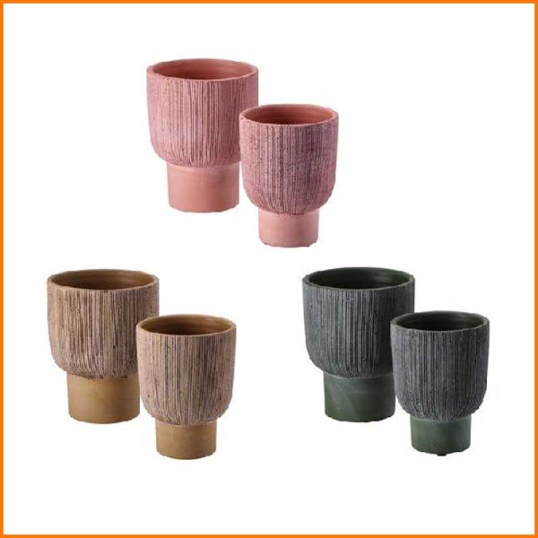 SET 2PZ VASI AMPY D.14/17 CM