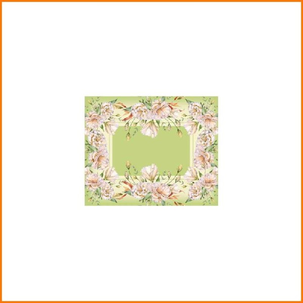 TOVAGLIA LISIANTHUS VERDE 145X180 CM