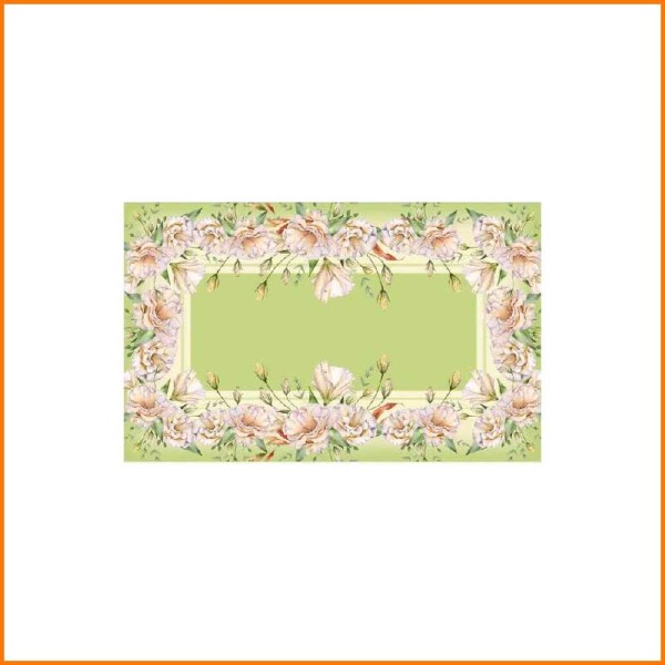 TOVAGLIA LISIANTHUS VERDE 145X240 CM