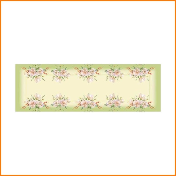 RUNNER LISIANTHUS VERDE 50X150 CM
