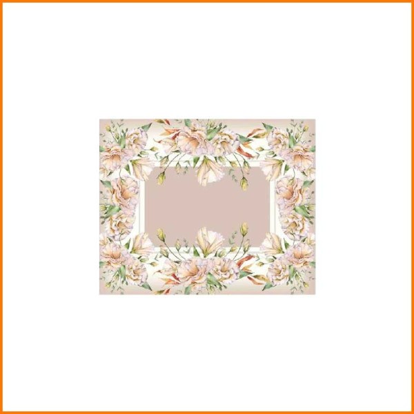 TOVAGLIA LISIANTHUS BEIGE 145X180 CM