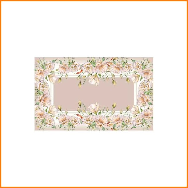 TOVAGLIA LISIANTHUS BEIGE 145X240 CM