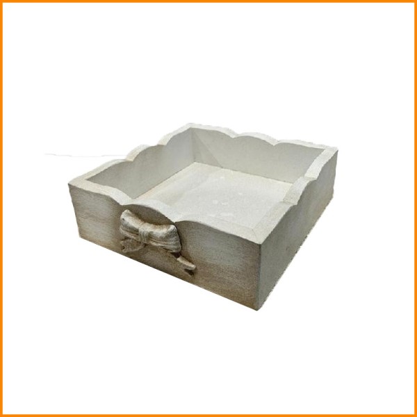 LINEA FIOCCO PORTATOVAGLIOLI DECAPATO 23X23XH7