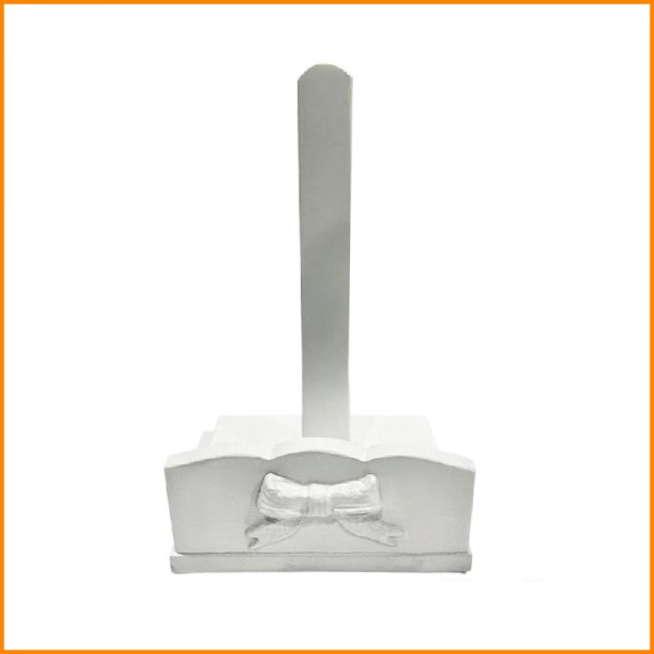 LINEA FIOCCO PORTABICCHIERI BIANCO 20X13XH32