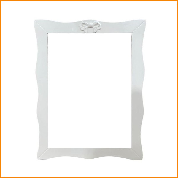 LINEA FIOCCO SPECCHIO BIANCO 64,5X2,5XH84,5