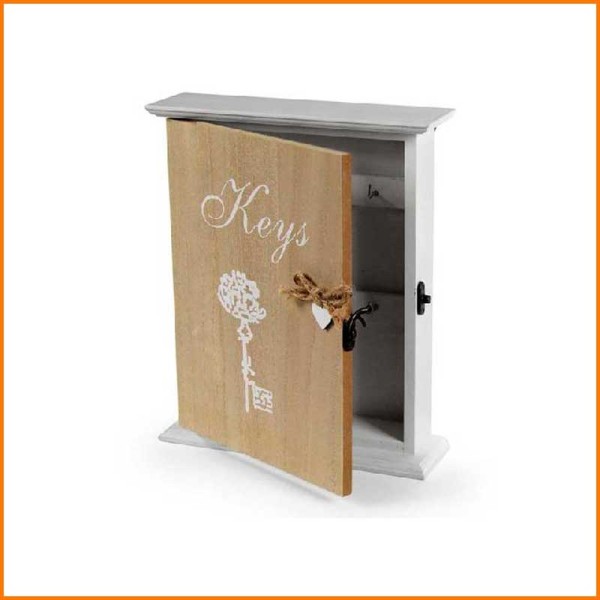 MOBILETTO PORTACHIAVI IN LEGNO LOVE 20X6X24H CM