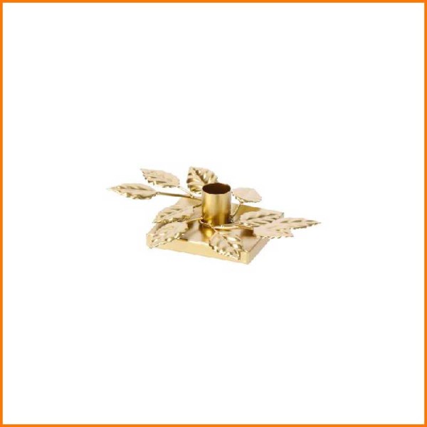 PORTACANDELA FOGLIE 1 POSTO 17X13X4,5H CM