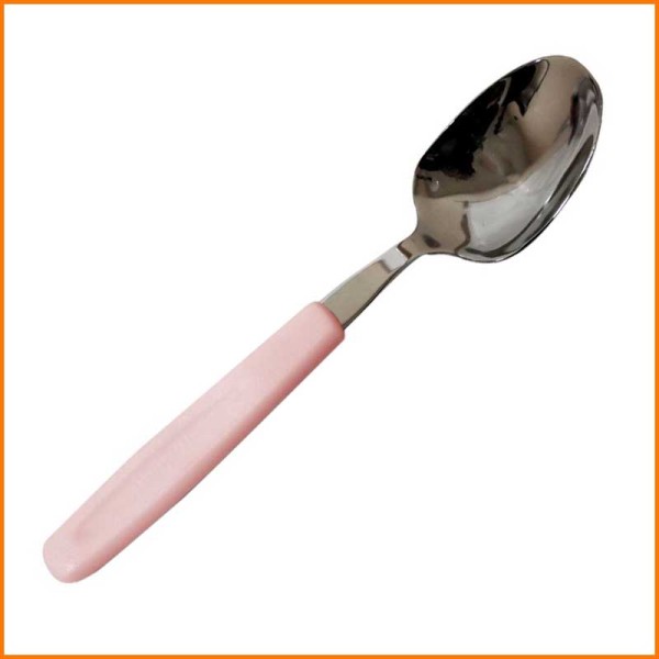 SET 6PZ CUCCHIAIO DA TAVOLA ROSA POLVERE