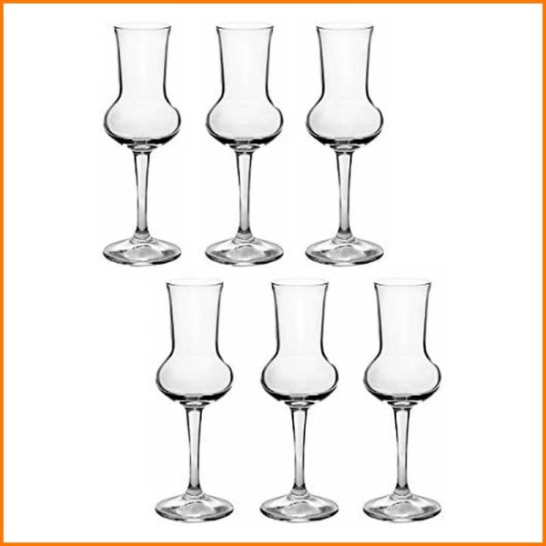 SET 6PZ BICCHIERE PER GRAPPA RISERVA