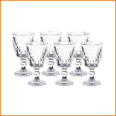 SET 6PZ CALICE VETRO...