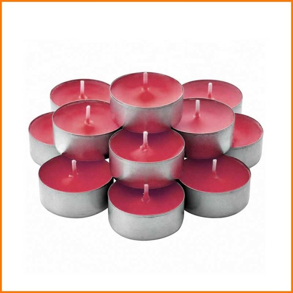 SET 30PZ CANDELE TEALIGHT PROFUMATE FRUTTI DI BOSCO