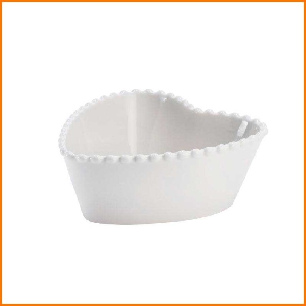 CIOTOLA BIANCA ORNAMENT PEARL 22X21X8H CM